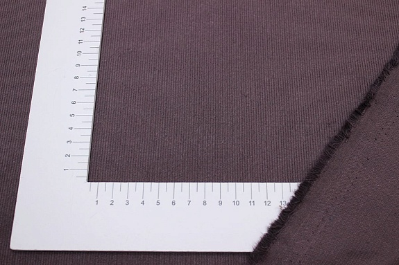 Микровельвет цв.Темный коричнево-лиловый, ш.1.45м, хлопок-100%, 190гр/м.кв