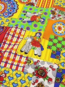 Полулен "Дымка" цв.синий, ш.1.5м, лен-30%, хлопок-70%, 140гр/м.кв