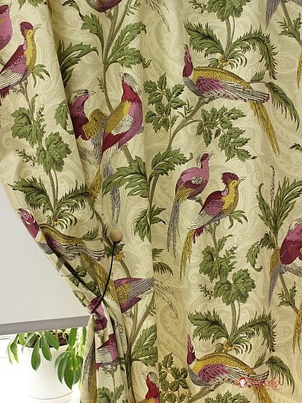 Интерьерный хлопок "Эдем" цв.светло-пшеничный, ш.1.5м,  хлопок-100%, 230гр/м.кв