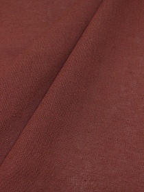 Полулен с умягчением цв.Темный коричнево-каштановый, СОРТ2, ш.1.5м, лен-30%, хлопок-70%, 140гр/м.кв