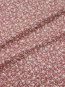 Теплый хлопок "Паула" цв.коричневая брусника, ш.1.48м, хлопок-100%, 160гр/м.кв