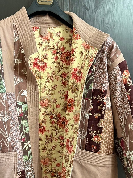 Куртка в лоскутной технике 