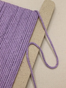 Шнур цв.сияющая орхидея, 3мм, хлопок-100%