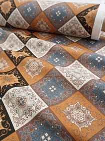 Ткань Дак "Калейдоскоп востока", ш.1.8м, хлопок-65%, п/э-35%, 225гр/м.кв