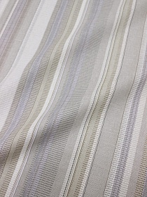 Мерный лоскут  Полулен "Полоски - оттенки серого", ш.2.2м, лен-30%, хлопок-70%