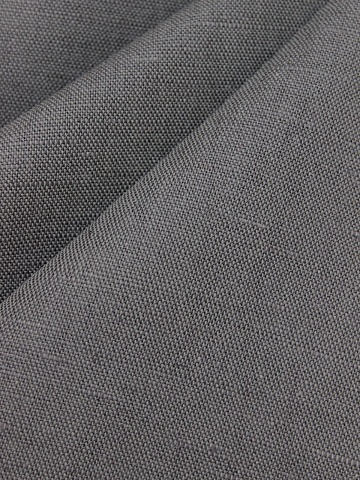 Полулен гладкокрашенный цв.Темно-серый с зеленым оттенком, ш.1.5м, лен-57%, хлопок-43%, 200гр/м.кв