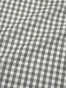 Муслин двухслойный с эф.жатости "Клетка (0.7*0.7см)" цв.серо-кофейный, ш.1.4м, хлопок-100%