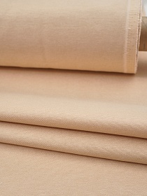 Ткань Дак цв.Телесно-песочный, ш.1.8м, хлопок-65%, п/э-35%, 205гр/м.кв