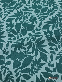 Мерный лоскут - Хлопколен "Флористический орнамент", ш.1.5м, лен-9%, хлопок-91%