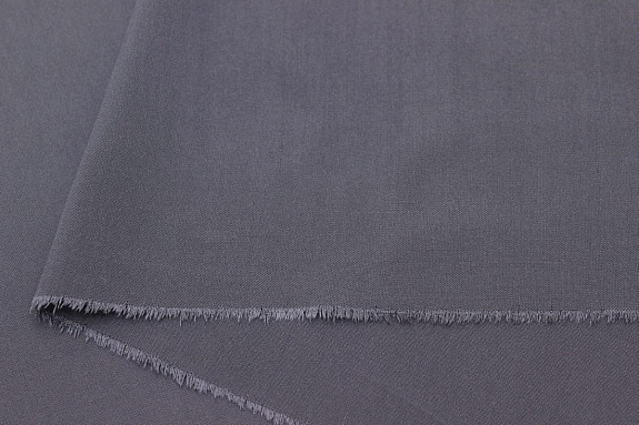Штапель цв.Графитово-серый с лиловым оттенком, ш.1.45м, вискоза-100%, 110гр/м.кв
