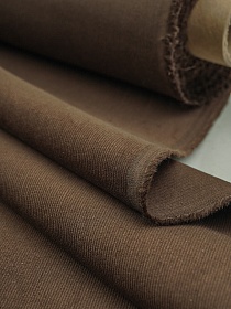 Микровельвет Мини цв.Шоколадно-коричневый, ш.1.45м, хлопок-100%, 140гр/м.кв