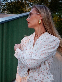 Летний костюм из штапеля премиум (Digital) "Весеннее чувство"