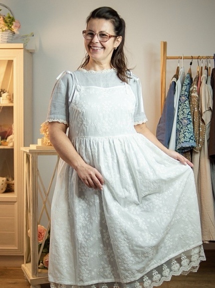 Сарафан из шитья "Морозная вышивка"