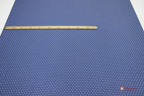 Джинсовая ткань "Звездочки-снежинки на джинсе", ш.1.49м, хл-85%,п/э-15%, 140гр/м.кв