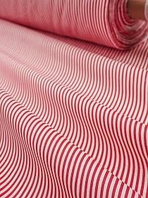 Бязь "Темно-малиновая полоска", СОРТ2, ш.1.5м, хлопок-100%, 110гр/м.кв