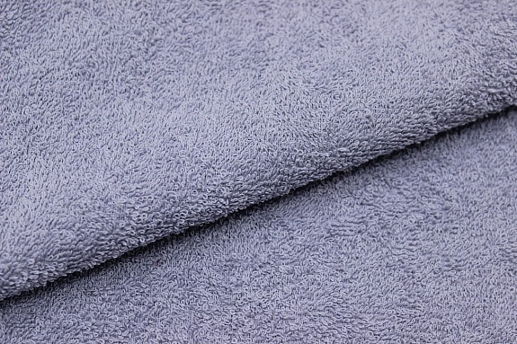 Махровая ткань цв.Серый с фиолетовой дымкой, ш.1.5м, хлопок-100%, 350гр/м.кв