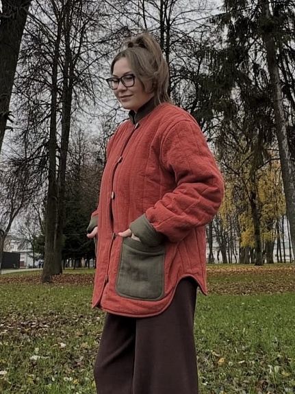 Стильная куртка из крапивы