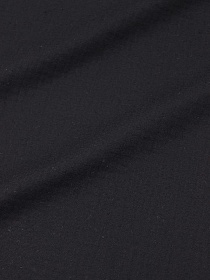 Муслин двухслойный с эффектом жатости цв.Черный с коричневым оттенком, ш.1.38м, хлопок-100%