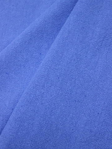 Мерный лоскут Хлопок крэш цв.Васильково-голубой-2, СОРТ2, ш.1.4м, хлопок-100%, 160гр/м.кв