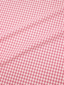 Вареный (стираный) хлопок "Клетка (0.4*0.4см)" цв.розовый коралл, ш.2.5м, хлопок-100%, 110гр/м.кв
