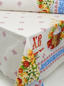 Рогожка "Пасха (по кайме)", СОРТ2, ш.1.5м, хлопок-100%, 165гр/м.кв