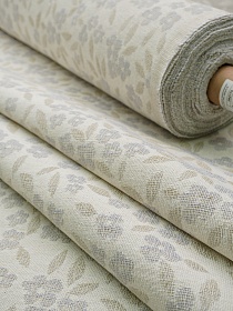 Полульняной жаккард "Нежное прикосновение", ш.1.65м, лен-84%, хлопок-16%, 380гр/м.кв