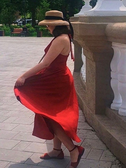 Роскошное платье из льна с вискозой