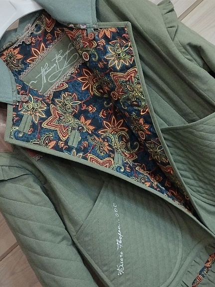 Курточка из полульна и футера