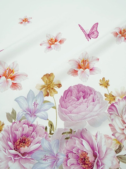 Штапель Премиум (Digital) "Летние мечты", ш.1.45м, вискоза-100%, 110гр/м.кв