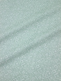 Сатин "Шамаэль" цв.мятная дымка, СОРТ2, ш.2.35м, хлопок-100%, 110гр/м.кв