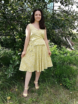 Платье из штапеля "Веселина"