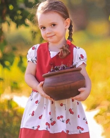 Детское платье из импортного хлопка 