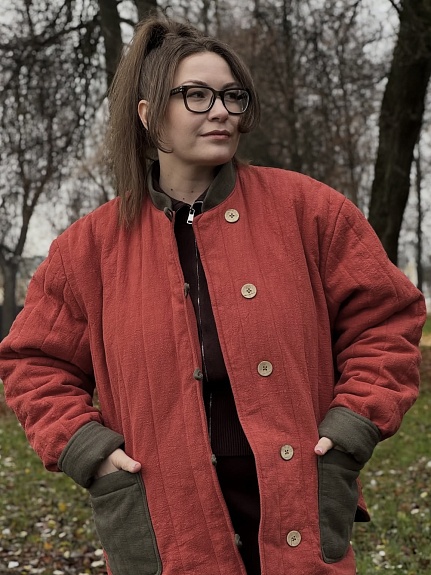 Стильная куртка из крапивы