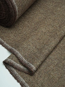 Шерсть пальтово-костюмная Твид цв.Бежево-коричневый, СОРТ2, ш.1.5м, шерсть-50%, п/э-50%, 340гр/м.кв