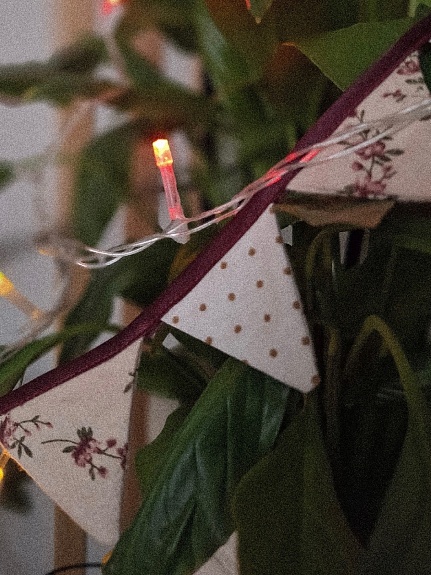 Гирлянда из теплого хлопка