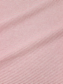 Вареный (стираный) хлопок "Белая полоска на розовом меланже", ш.2.5м, хл-100%, 125гр/м.кв