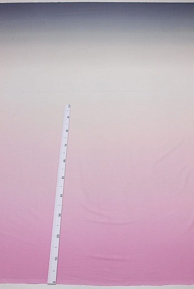 Сатин "Градиент сиреневый туман", ш.2.2м, хлопок-100%, 110гр/м.кв