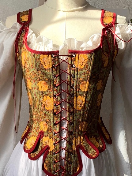 Корсет из интерьерного хлопка "Иоланта"