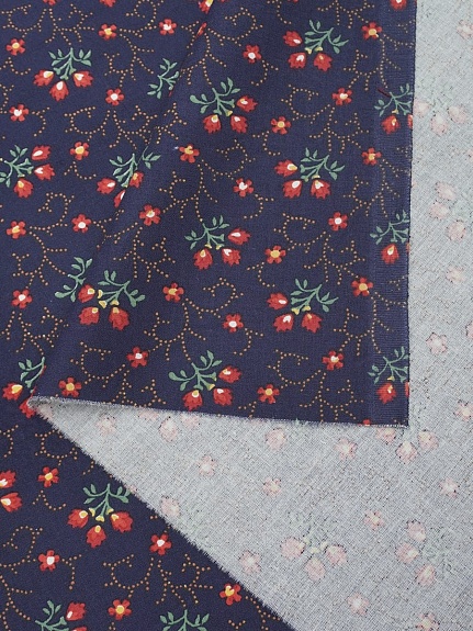 Перкаль "Ясиня" цв.чернильно-фиолетовый, ш.1.5м, хлопок-100%, 120гр/м.кв