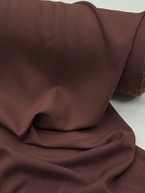 Штапель цв.Коричнево-бордовый, ш.1.45м, вискоза-100%, 110гр/м.кв.