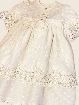 Крестильное платье из Шитья (Вышитой ткани)