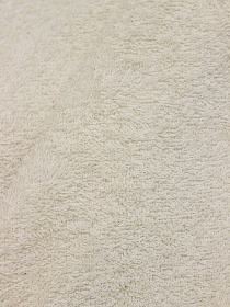 Махровая ткань цв.Кремовый, Сорт2, ш.1.5м, хлопок-100%, 350гр/м.кв