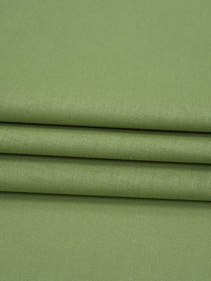 Поплин цв.Кленовый зеленый, СОРТ2, ш.2.2м, хлопок-100%, 105гр/м.кв