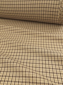 Пестрядь "Клетка" цв.св.телесно-оливковый, ш.1.45м, хлопок-95%, п/э-5%, 130гр/м.кв