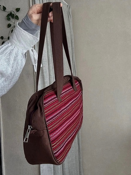 Сумка из этнического полотна