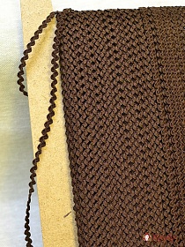 Вьюнчик цв.темно-коричневый, 6мм, п/э-100%