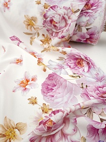 Штапель Премиум Цифр.печать "Летние мечты", ш.1.45м, вискоза-100%, 110гр/м.кв