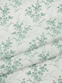 Плательный хлопок "Рута душистая", цв.зеленый, ш.1.5м, хлопок-100%, 115гр/м.кв