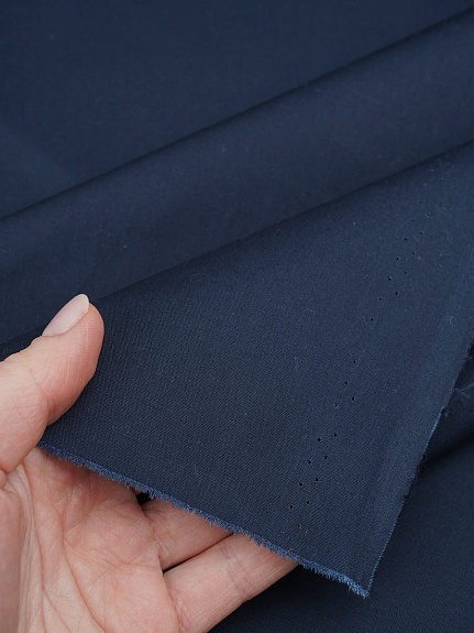 Импортный хлопок цв.Чернильно-синий, ш.1.55м, хлопок-100%, 120гр/м.кв