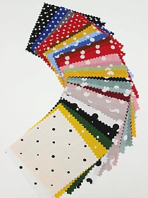 Комплект образцов "Штапель горох" №1